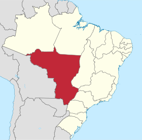 Localização de Mato Grosso