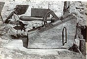 An Austrian Granatenwerfer set up for direct fire