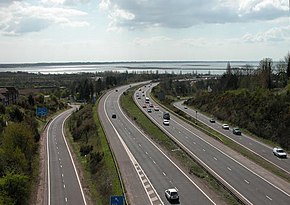 The A3(M) M27 interchange, Farlington.jpg