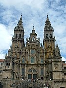The Cathedral of Santiago de Compostela where Saint James is buried