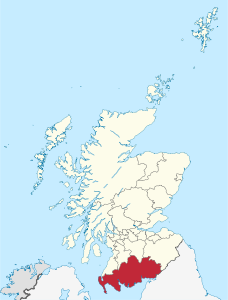 Dumfries e Galloway – Localizzazione