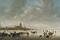 „Žiemos peizažas su figūromis ant ledo“ (1643, Thyssen-Bornemisza muziejus, Madridas)