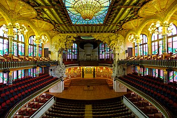 Palau de la Música Catalana inside