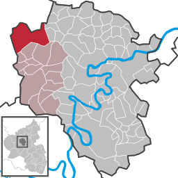 Läget för Ulmen i Landkreis Cochem-Zell