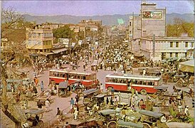 فوارہ چوک، راجا بازار 1970ء میں