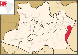 Location of the municipality inside Amazonas