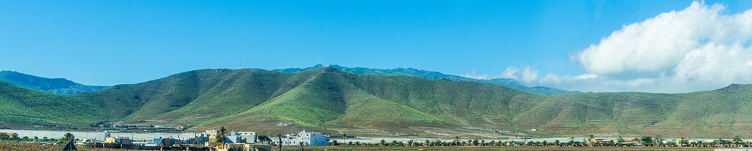 Nature of Gran Canaria along the eastern shore in 2016