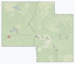 Location in Mackenzie County