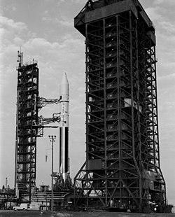 Atlas-Centaur mit Mariner 10 auf Pad 36B