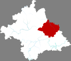 Location in Nanning