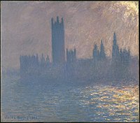 Houses of Parliament Sunlight Effect (Le Parlement effet de soleil), 1903, Brooklyn Museum[7]