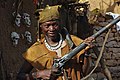 Image 27A Dogon hunter with an old flintlock rifle still in use. (from Culture of Mali)