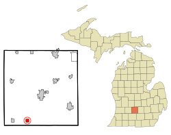 Location of Olivet inside Eaton County