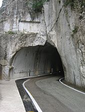 Entrée nord du tunnel