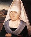 Portrait d'une femme âgée, par Hans Memling