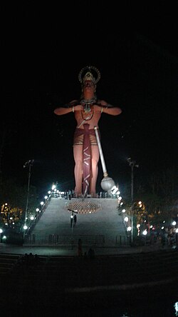 Statue of Hanuman at Hanumat Dham, Shahjahanpur