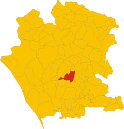 Lokasi Vitulazio di Provinsi Caserta