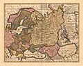 Maskavija jeb Lielkrievija (MOSCOVIAE seu RUSSIAE MAGNAE) 1681. gada kartē