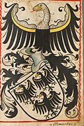 Wappen der Gültlingen im Scheiblerschen Wappenbuch, ca. 1470