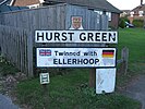Hurst Green (East Sussex, UK) village sign
