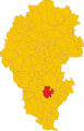 Collocatio finium municipii in Provincia Vicetiensi.