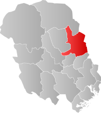 Localisation de Notodden