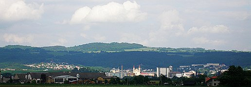 Panorama over byen