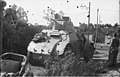 Panzerspähwagen AB41 201(i) foto genomen in najaar 1943