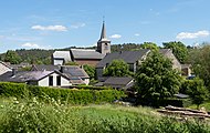 Deigné, church (l'église Saint-Joseph) in the village