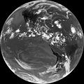 Aquesta és la primera de tot el disc tèrmic infraroig (IR) pel GOES 14.