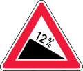 Steep descent