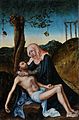 Lucas Cranach starší: Pieta pod křížem (1515)