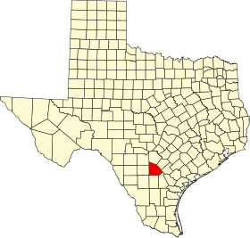 Localisation de Comté d'Atascosa(en) Atascosa County