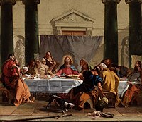 Last Supper by Tiepolo, c. 1760