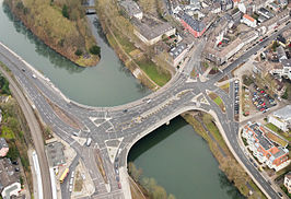 De Gustav-Heinemann-Brücke in Essen-Werden in 2014