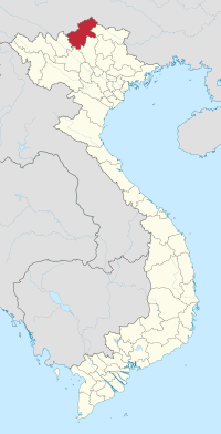 Hà Giang'ın Vietnam'daki konumu