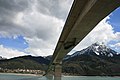 Vue du Grand Morgon sous le pont de Savines