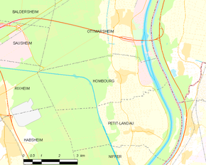 Poziția localității Hombourg