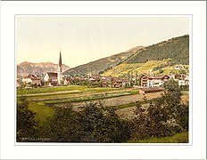 Dorf Mieders, um 1900