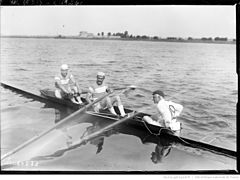 Poix, Monney-Bouton and cox Barberolle won the coxed pair