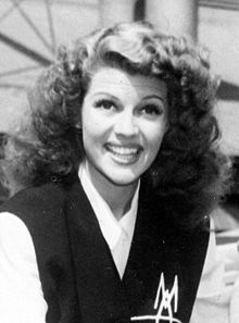 L'actriz estausunidense Rita Hayworth, (1942).