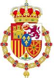 Description de l'image Royal Coat of Arms used by the supporters of the Claimants to the Spanish Throne (adopted c.1942) Golden Fleece Variant.svg.