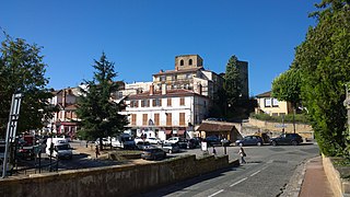 Panorámica do centro da vila