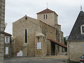 The church in Saint-Martin-Lars en Sainte-Hermine