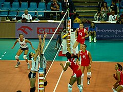 Euro 2009 : match Turquie - France à Wrocław (Pologne).