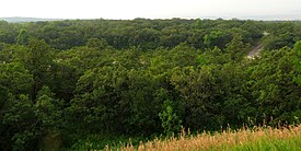 View across Turtle Mountain in Turtle Mountain State Forest, North Dakota