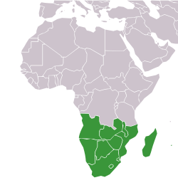 Africa meridionale - Localizzazione