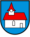 Kapelle im redenden Wappen von Kappelen BE