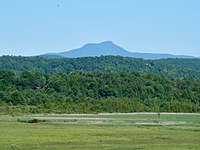 Eastward view of Camel's Hump Mountain from South Burlington