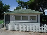 Manistee Ranch office built in 1924, and used as such by the Sands family, until 1947